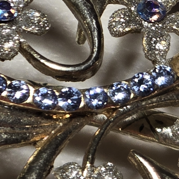 Basemetal Rhinestone Hair Clip-on 18 - Picture 3 of 6